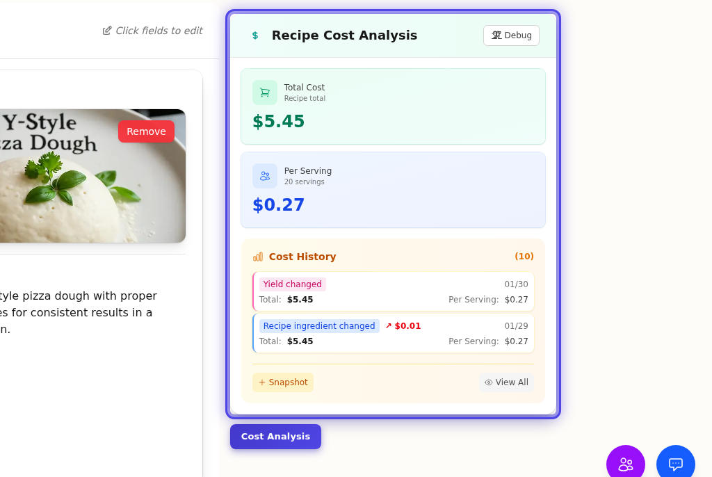 Cost Analysis