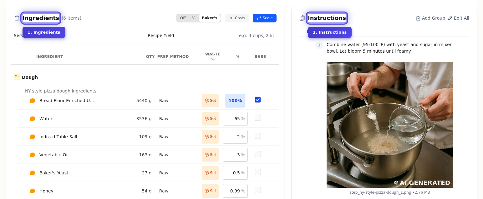 Recipe Overview